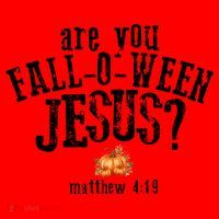 Are You Fall-O-Ween Jesus Santa Hat thumb 1