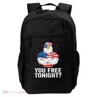 Are You Free Tonight 4th Of July Independence Day Bald Eagle Backpack thumb 0