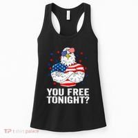 Are You Free Tonight 4th Of July Independence Day Bald Eagle Women's Tank Top thumb 0