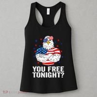 Are You Free Tonight 4th Of July Independence Day Bald Eagle Women's Tank Top thumb 3