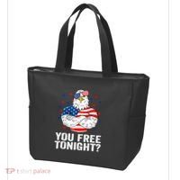Are You Free Tonight 4th Of July Independence Day Bald Eagle Tote Bag thumb 3