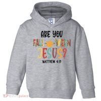 Are You Fall O Ween Jesus Funny Pumpkin Christian Halloween Toddler Hoodie thumb 0
