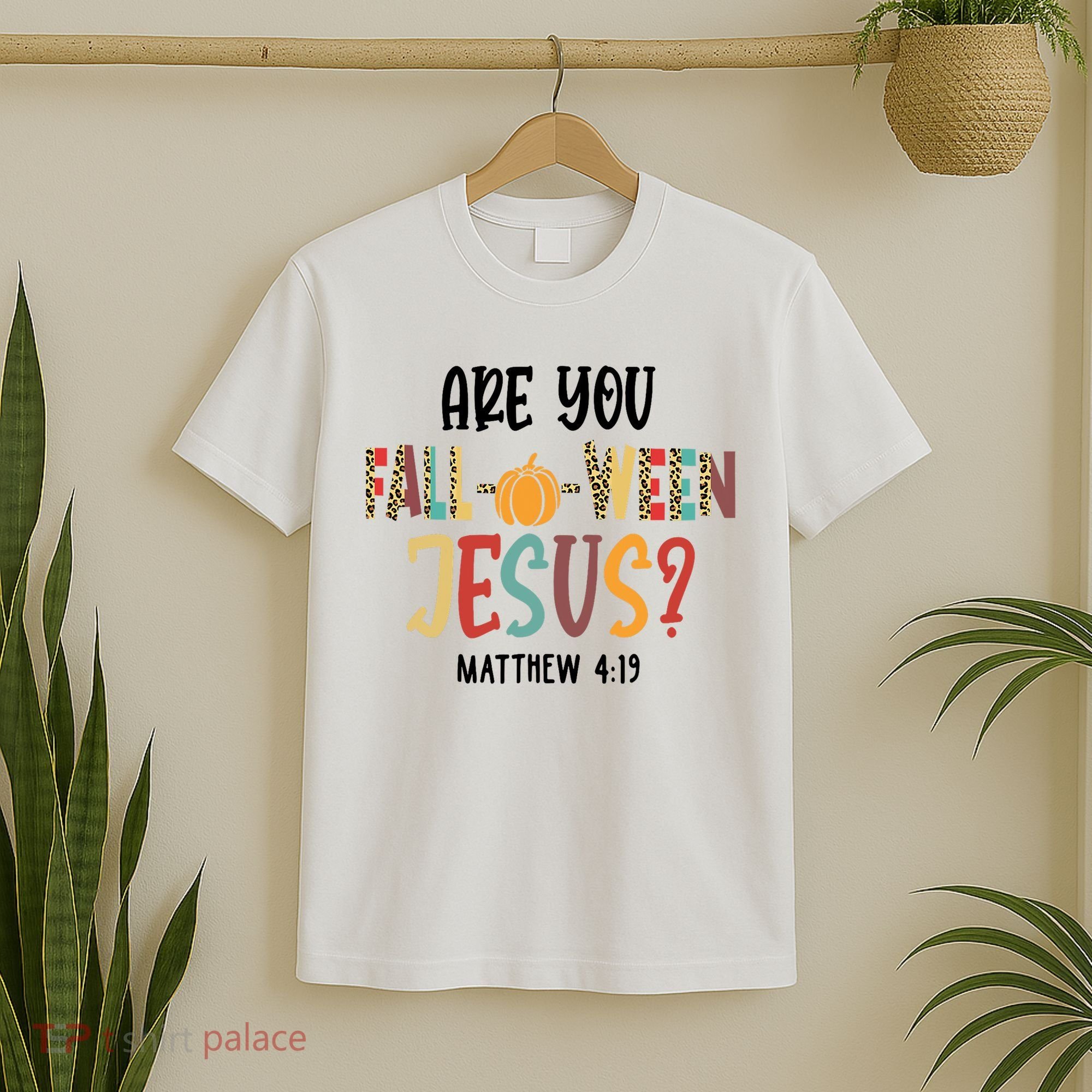 Are You Fall O Ween Jesus Funny Pumpkin Christian Halloween T-Shirt