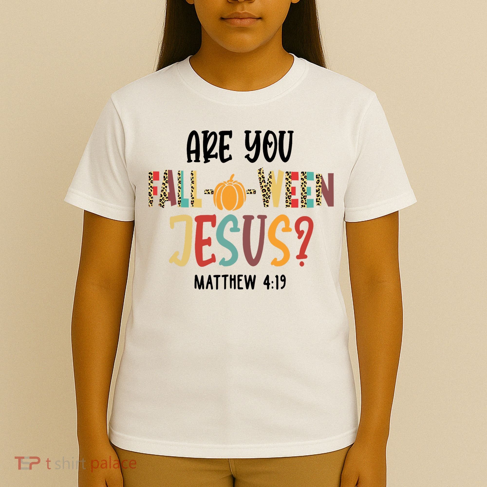 Are You Fall O Ween Jesus Funny Pumpkin Christian Halloween T-Shirt