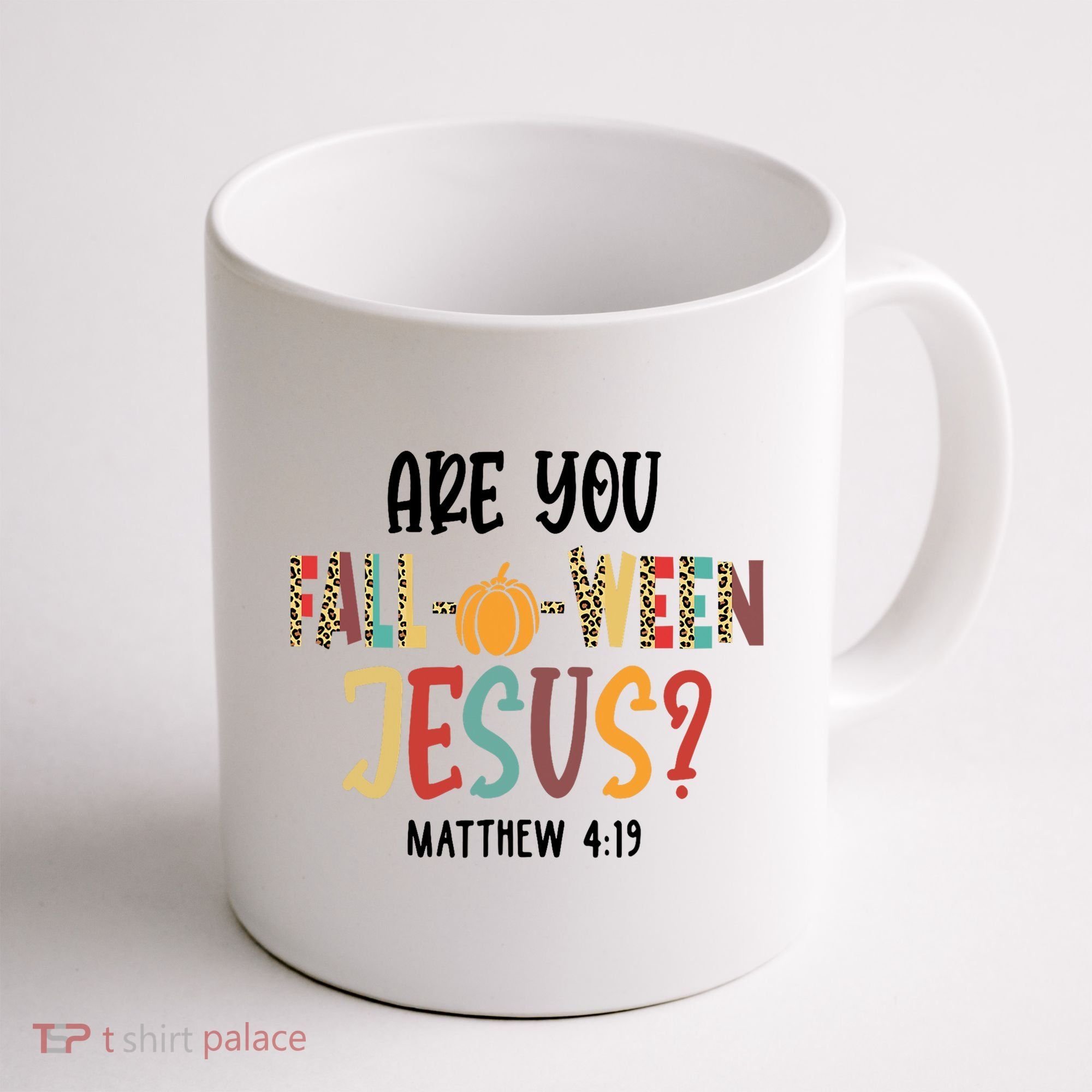 Are You Fall O Ween Jesus Funny Pumpkin Christian Halloween Coffee Mug