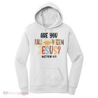 Are You Fall O Ween Jesus Funny Pumpkin Christian Halloween Women's Hoodie thumb 0