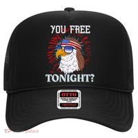 Are You Free Tonight 4th Of July Retro American Bald Eagle Gift Hat thumb 0