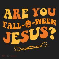 Are You Falloween Jesus? Cute Funny Halloween Fall Hat thumb 2