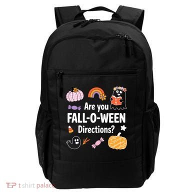 Are You Fall O Ween Directions Teacher Halloween Ghost Backpack