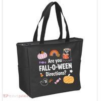 Are You Fall O Ween Directions Teacher Halloween Ghost Tote Bag thumb 2