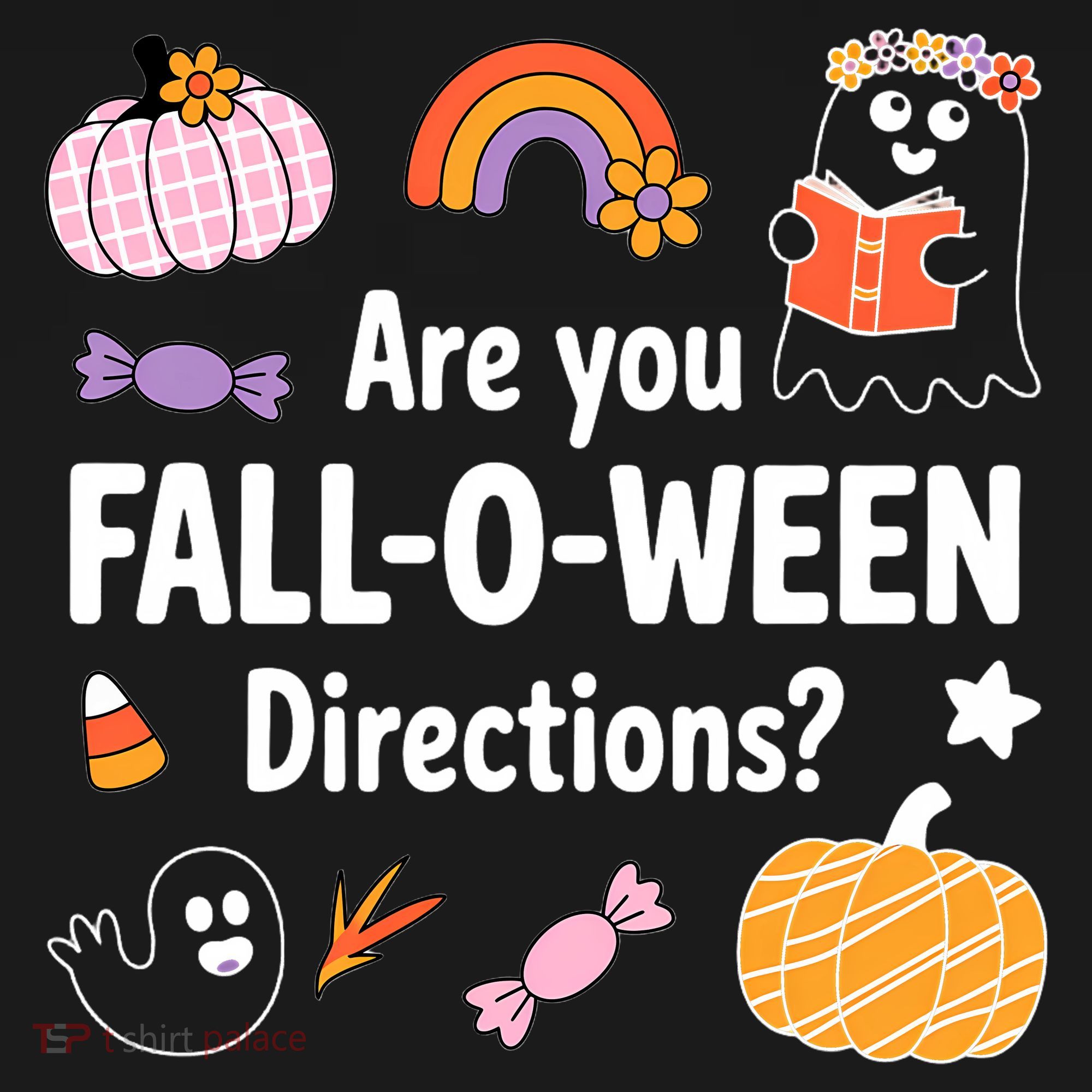 Are You Fall O Ween Directions Teacher Halloween Ghost Tote Bag