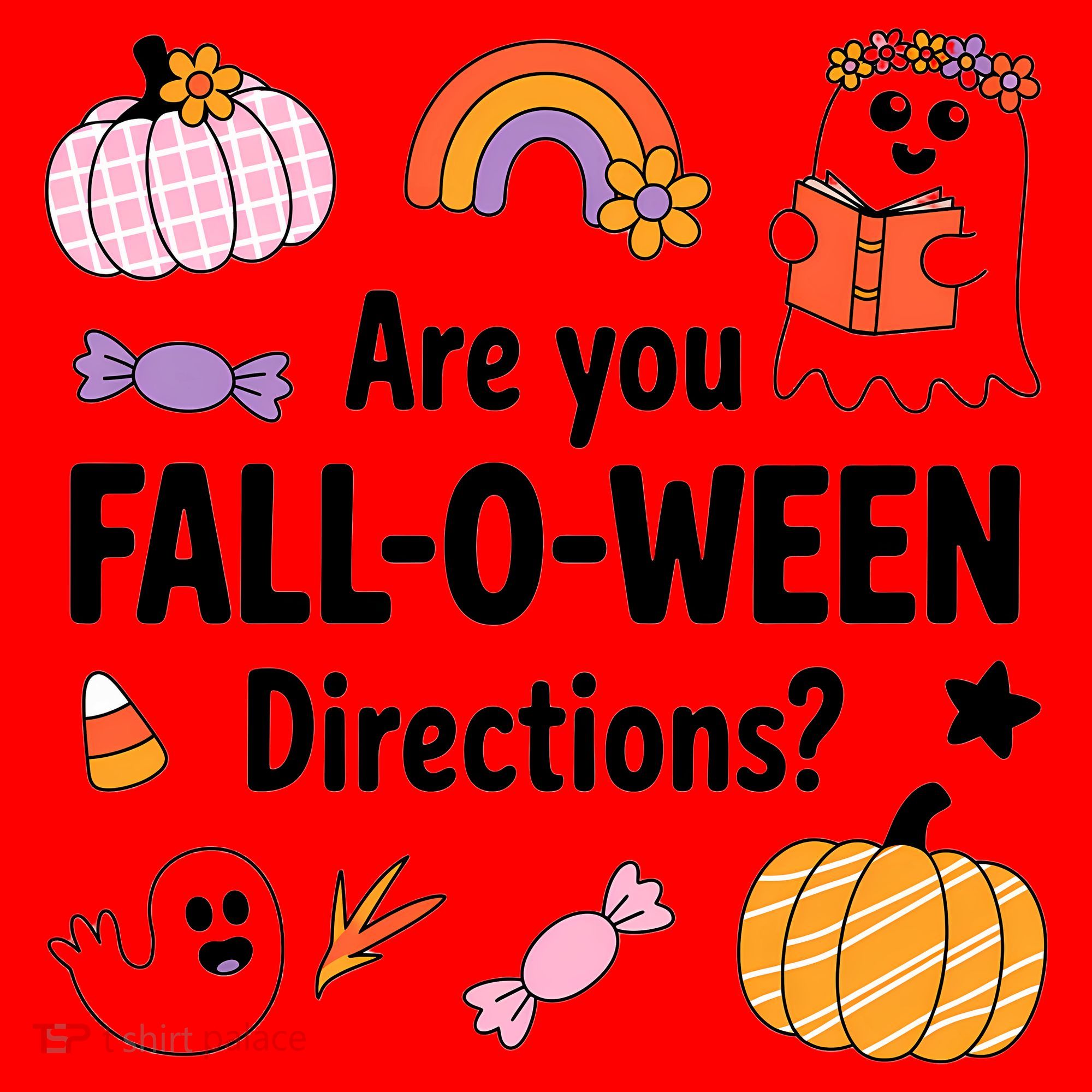 Are You Fall O Ween Directions Teacher Halloween Ghost Santa Hat