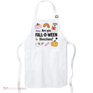 Are You Fall O Ween Directions Teacher Halloween Ghost Apron