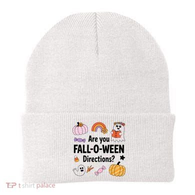 Are You Fall O Ween Directions Teacher Halloween Ghost Beanie