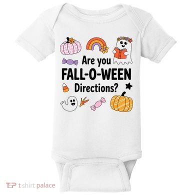 Are You Fall O Ween Directions Teacher Halloween Ghost Baby Bodysuit