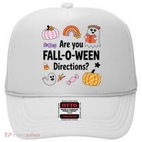 Are You Fall O Ween Directions Teacher Halloween Ghost Hat thumb 0