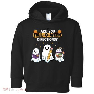 Are You Fall O Ween Directions Halloween Toddler Hoodie