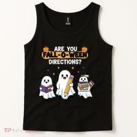 Are You Fall O Ween Directions Halloween Tank Top thumb 2