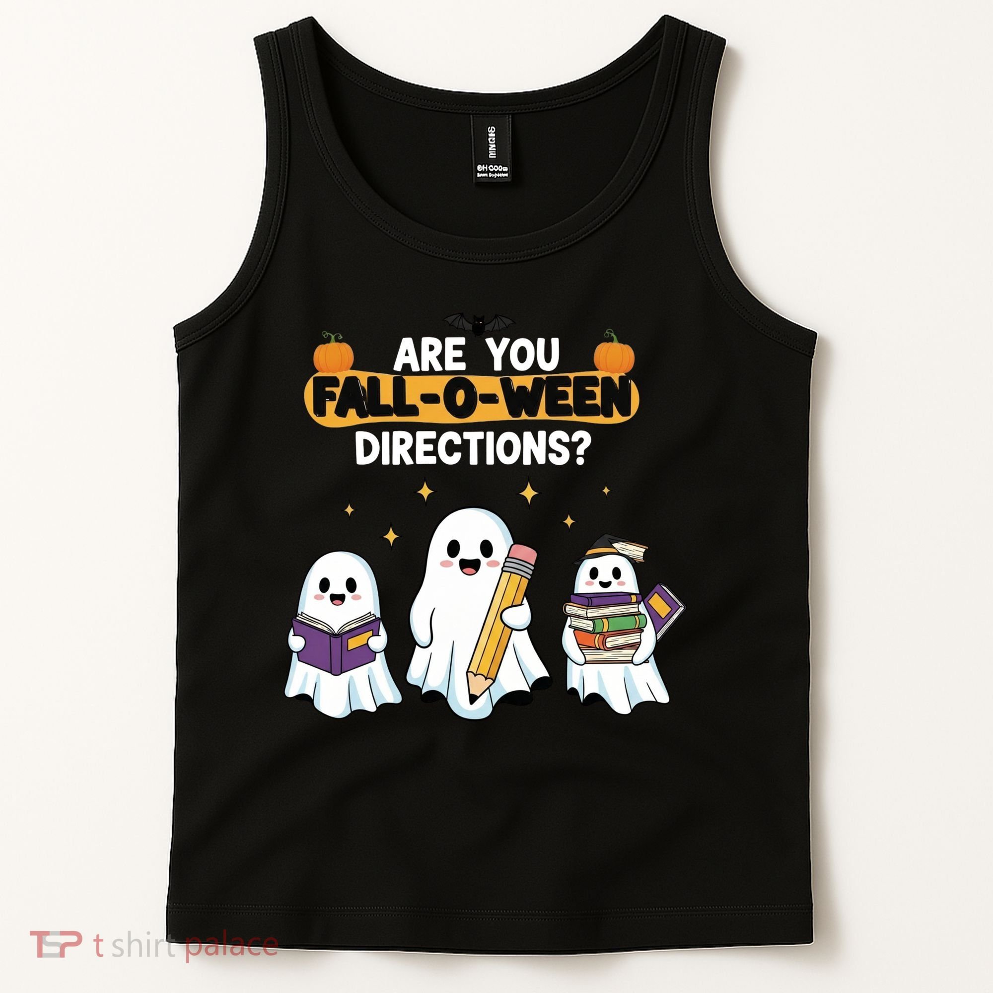 Are You Fall O Ween Directions Halloween Tank Top