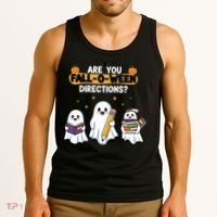 Are You Fall O Ween Directions Halloween Tank Top thumb 3