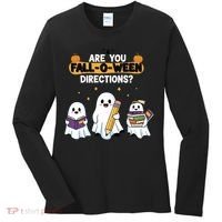 Are You Fall O Ween Directions Halloween Women's Long Sleeve Shirt thumb 0
