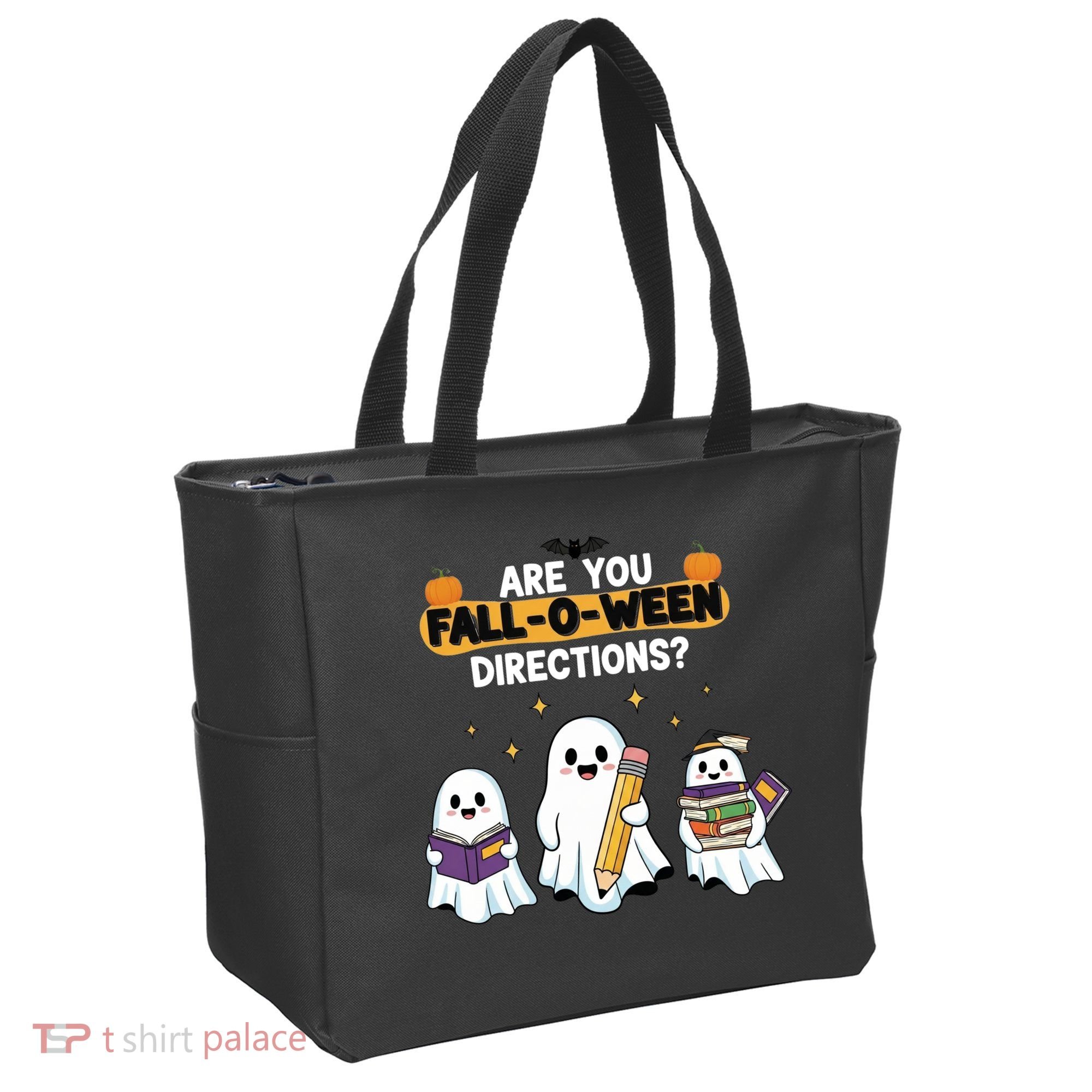 Are You Fall O Ween Directions Halloween Tote Bag