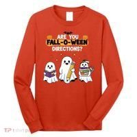 Are You Fall O Ween Directions Halloween Long Sleeve Shirt thumb 0