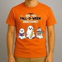 Are You Fall O Ween Directions Halloween T-Shirt thumb 3