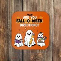 Are You Fall O Ween Directions Halloween Coaster thumb 0