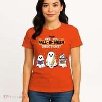 Are You Fall O Ween Directions Halloween Women's T-Shirt thumb 4
