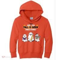 Are You Fall O Ween Directions Halloween Kids Hoodie thumb 0