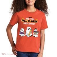 Are You Fall O Ween Directions Halloween Kids T-Shirt thumb 2