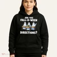 Are You Fall O Ween Directions Funny Teacher Halloween Ghosts Hoodie thumb 5