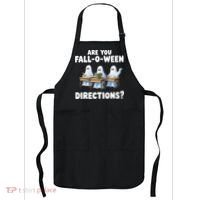 Are You Fall O Ween Directions Funny Teacher Halloween Ghosts Apron thumb 0