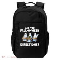 Are You Fall O Ween Directions Funny Teacher Halloween Ghosts Backpack thumb 0