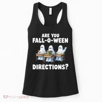 Are You Fall O Ween Directions Funny Teacher Halloween Ghosts Women's Tank Top thumb 0