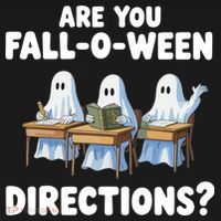 Are You Fall O Ween Directions Funny Teacher Halloween Ghosts Women's Tank Top thumb 5