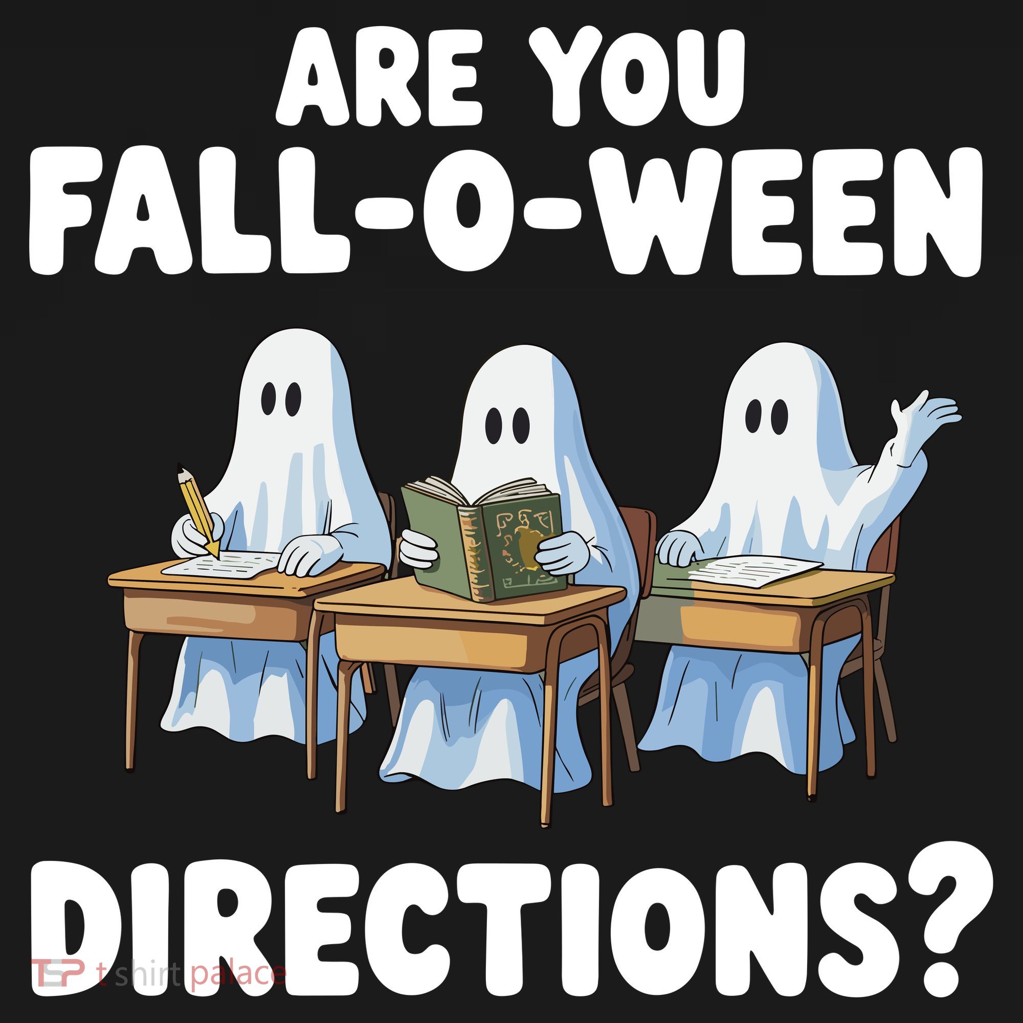 Are You Fall O Ween Directions Funny Teacher Halloween Ghosts Women's Tank Top