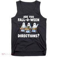 Are You Fall O Ween Directions Funny Teacher Halloween Ghosts Tank Top thumb 0