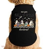 Are You Fallo Ween Directions Reading Ghost Halloween Teacher Doggie Tank thumb 0