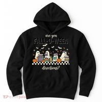 Are You Fallo Ween Directions Reading Ghost Halloween Teacher Hoodie thumb 0