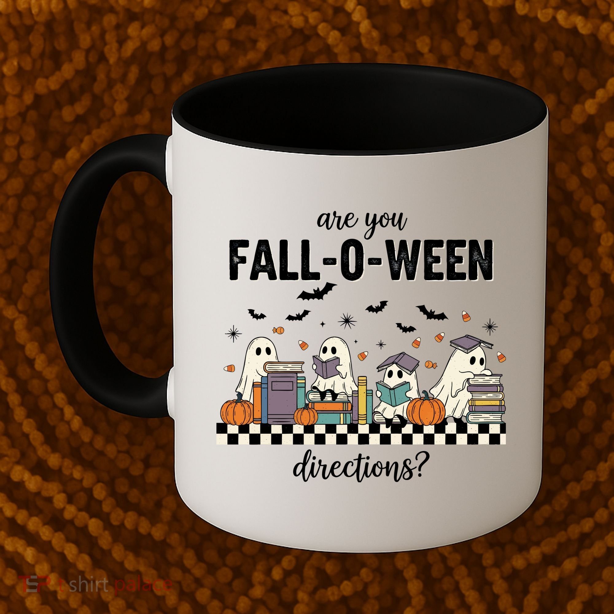 Are You Fallo Ween Directions Reading Ghost Halloween Teacher Coffee Mug