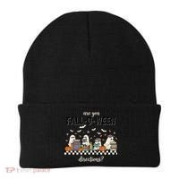 Are You Fallo Ween Directions Reading Ghost Halloween Teacher Beanie thumb 0