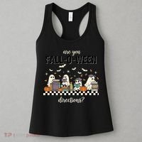 Are You Fallo Ween Directions Reading Ghost Halloween Teacher Women's Tank Top thumb 3