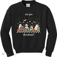 Are You Fallo Ween Directions Reading Ghost Halloween Teacher Kids Sweatshirt thumb 0