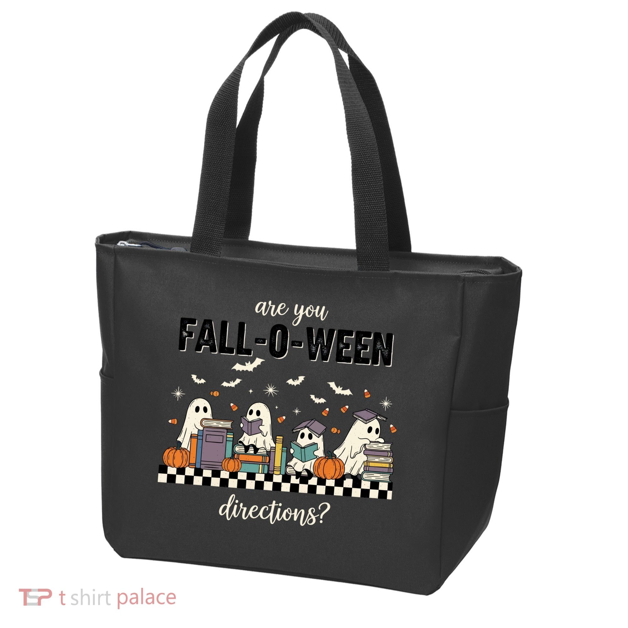 Are You Fallo Ween Directions Reading Ghost Halloween Teacher Tote Bag
