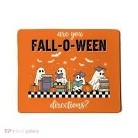 Are You Fallo Ween Directions Reading Ghost Halloween Teacher Mousepad thumb 0