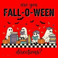 Are You Fallo Ween Directions Reading Ghost Halloween Teacher Santa Hat thumb 1