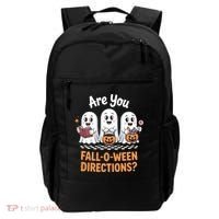Are You Fall-O-Ween Directions Cute Halloween Teacher Ghost Backpack thumb 0