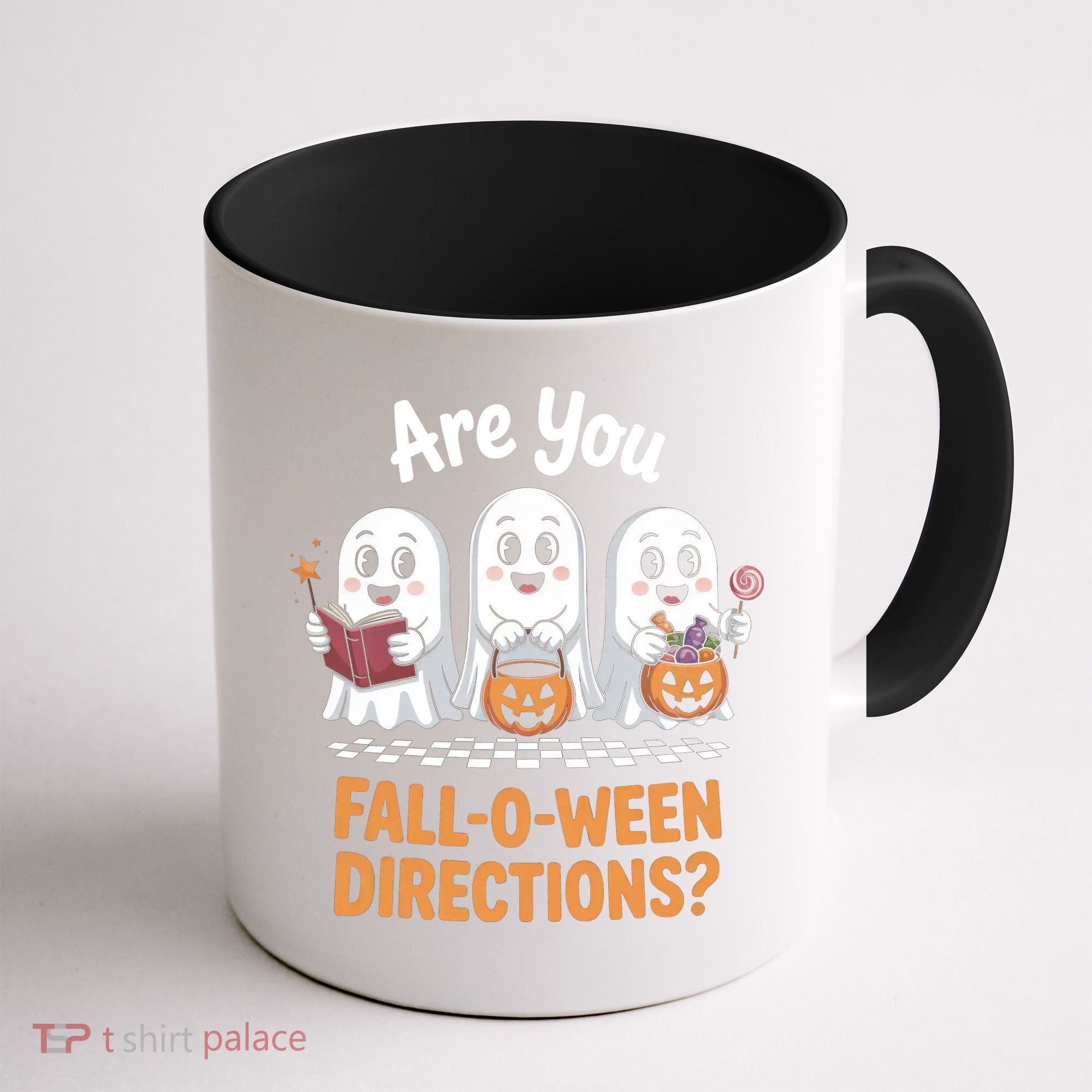 Are You Fall-O-Ween Directions Cute Halloween Teacher Ghost Coffee Mug